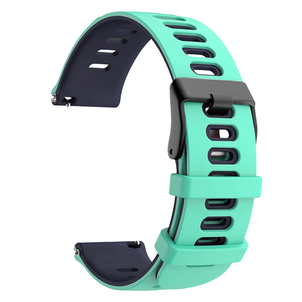 Silicone Sports Strap - 20mm/22mm, Ocean Race Design