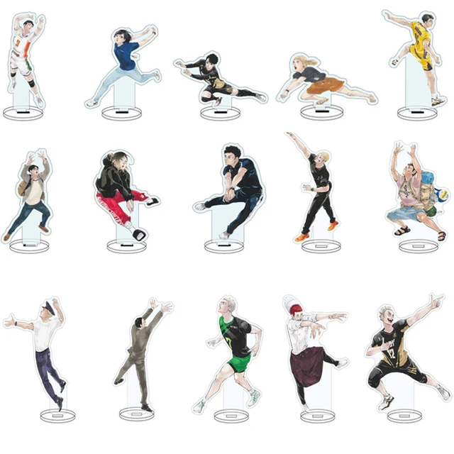 Anime Haikyuu!! Acrylic Stand Shoyo Hinata Volleyball Boys Figures Model  Desktop Plate Standing Signs Model Decor Collection - AliExpress