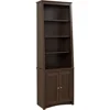Bookcases, with 2 Shaker Doors, Modern Tilting Design, Adjustable Shelves and A Fixed Shelf ,bookcase 6