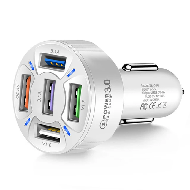 Casa das Led´s - Carregador USB automotivo 2 portas 5V com