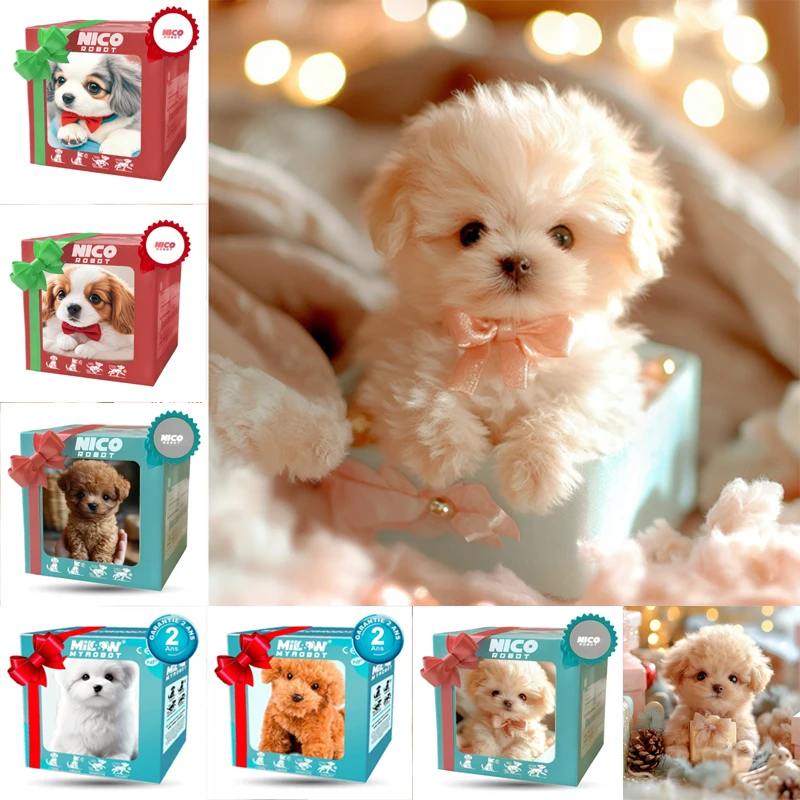 Cute Plush Robot Puppy Interactive Walking Toy