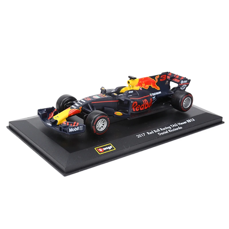 Bburago 1:32 2017 Red Bull Racing TAG Heuer RB13 #3 F1 Formula Car Static Die Cast Vehicles Collectible Model Car Toys
