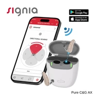 Signia Pure C&G AX Hearing Aids 1 Pair Supports  IPhone（MFI）/Android（ASHA）Digital Computer programmable  Rechargeable Bluetooth 1