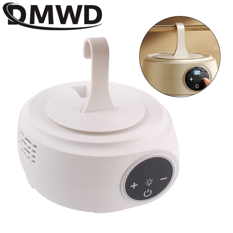 DMWD Folded Electric Clothes Dryer Smart Drying Rack Hang Ultraviolet Dryer Machine Portable Home Travel Warm Laundry 220V