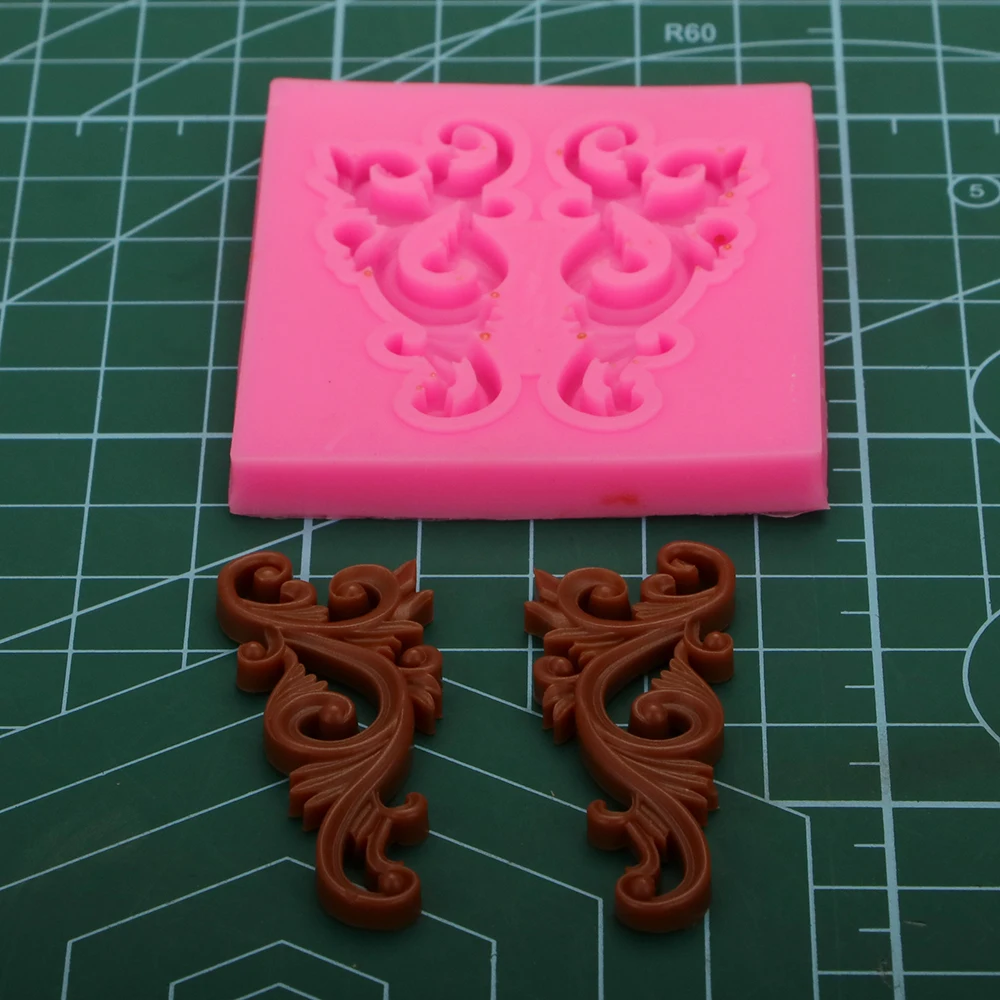 lace pattern Border silicone mold fondant mold cake decorating tools  gumpaste mold chocolate sugar art displays F0882 - AliExpress, image size:1000x1000