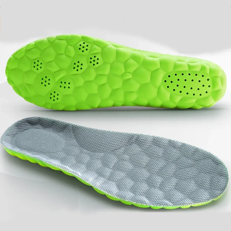 4D High-elasticity Latex Shock Insoles Women Memory Foam Massage Sports Arch Support Shoe Pads Unisex Orthopedic Inserts_voghion.com