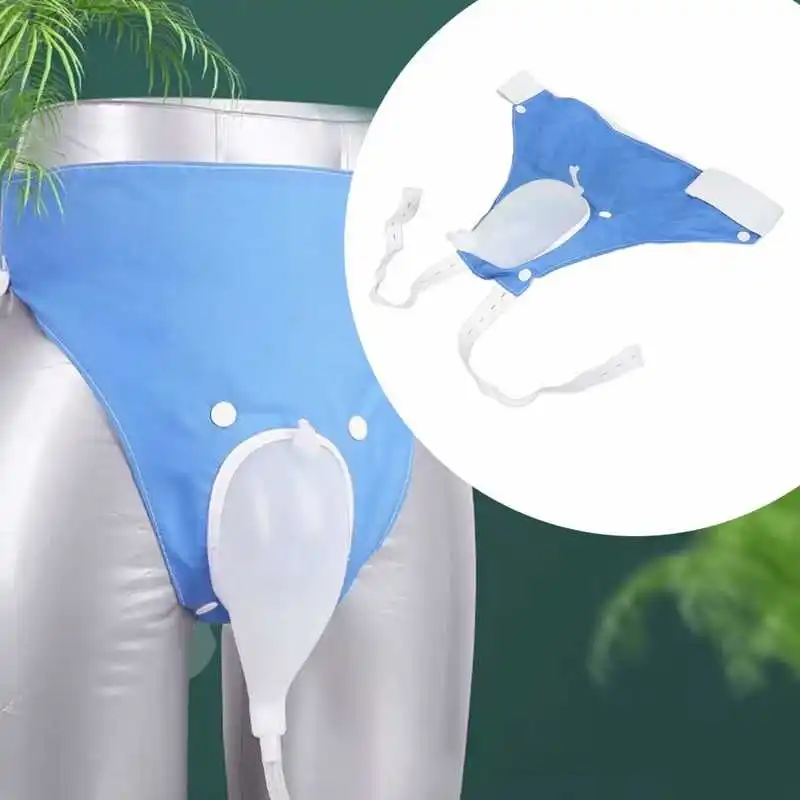Urine Collector Reusable Silicone Urinal Leakproof Urine Catheter Bags Portable For The Elderly