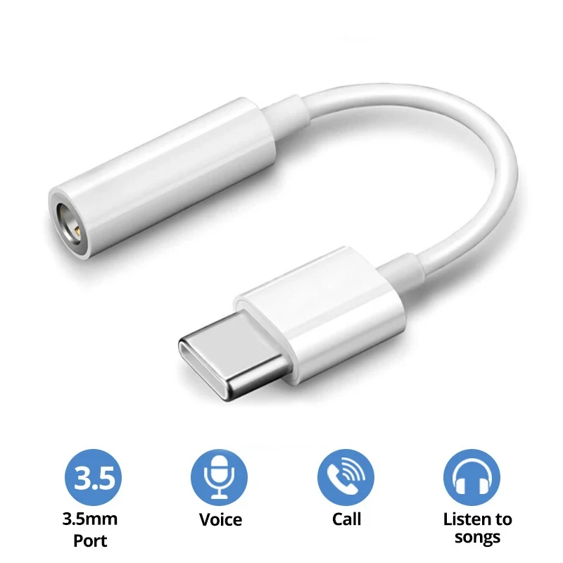 USB Type C To 3.5mm Earphone Jack Digital Audio not support Sumsang Redmi Poco Pixel LG 3 5 Mm Audio Aux Cable type c to 3.5mm adapter usb to 3.5mm adapter 3.5mm audio cable type c aux adapter audio earphone converter type c to aux adapter 3.5mm audio adapter audio headphone adapter