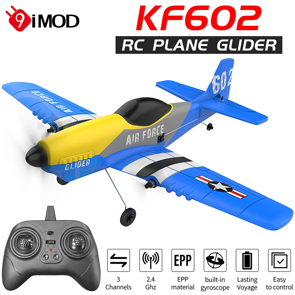 

9IMOD KF602 RC Plane EPP Foam 2.4G Remote Control Drone Airplane Toys Gifts