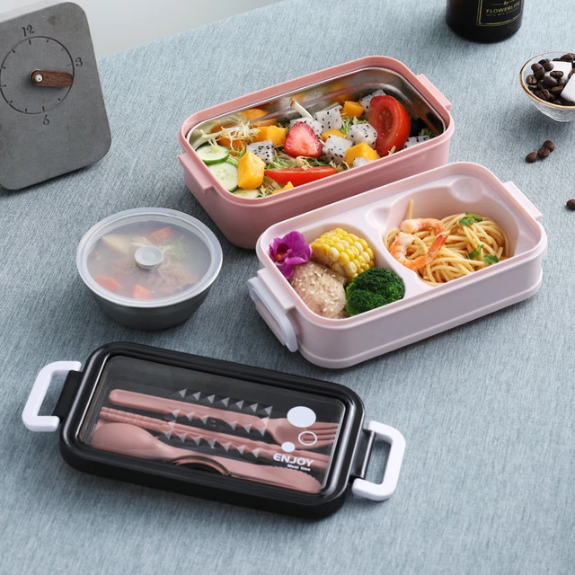 Hot Bento Food Container Heating Lunch box Internal Battery