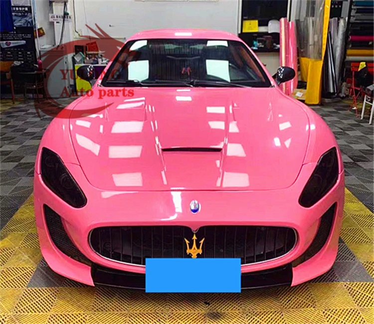 FRP or semi-carbon fiber MC style front bumper rear bumper side skirt fender Exhaust pipe for Maserati Granturismo GT - - Racext 33