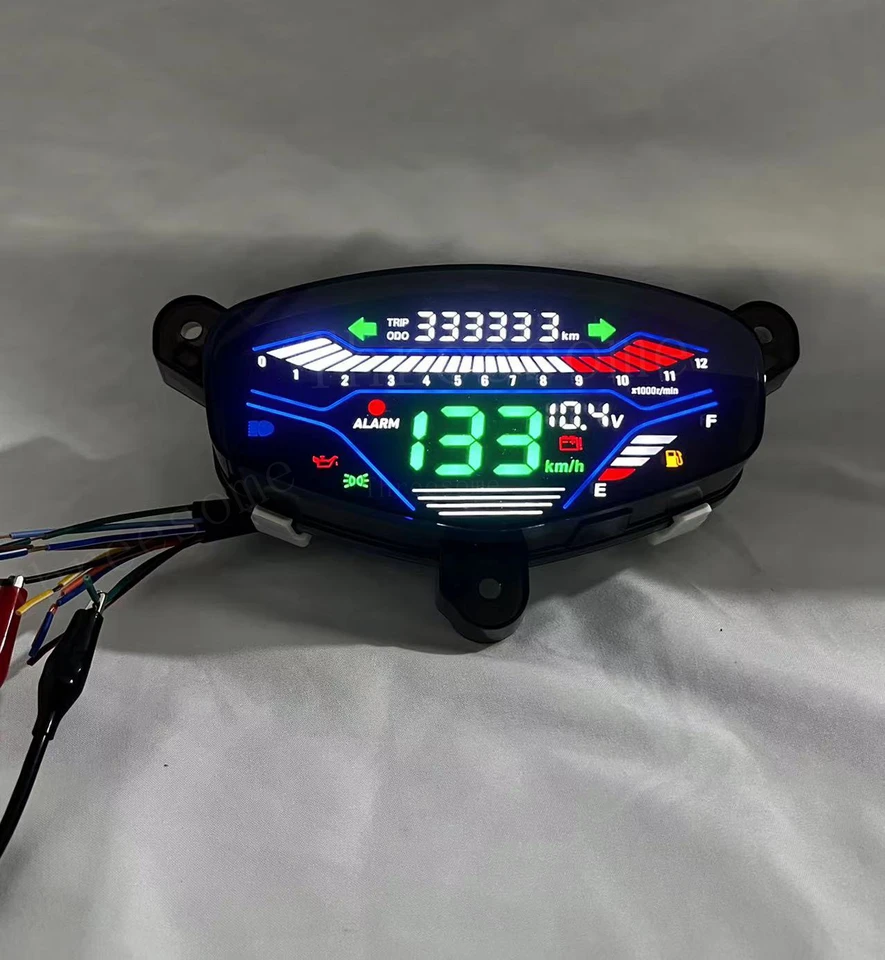 Address V125 Digital Meter assembly Speedometer Gauge For