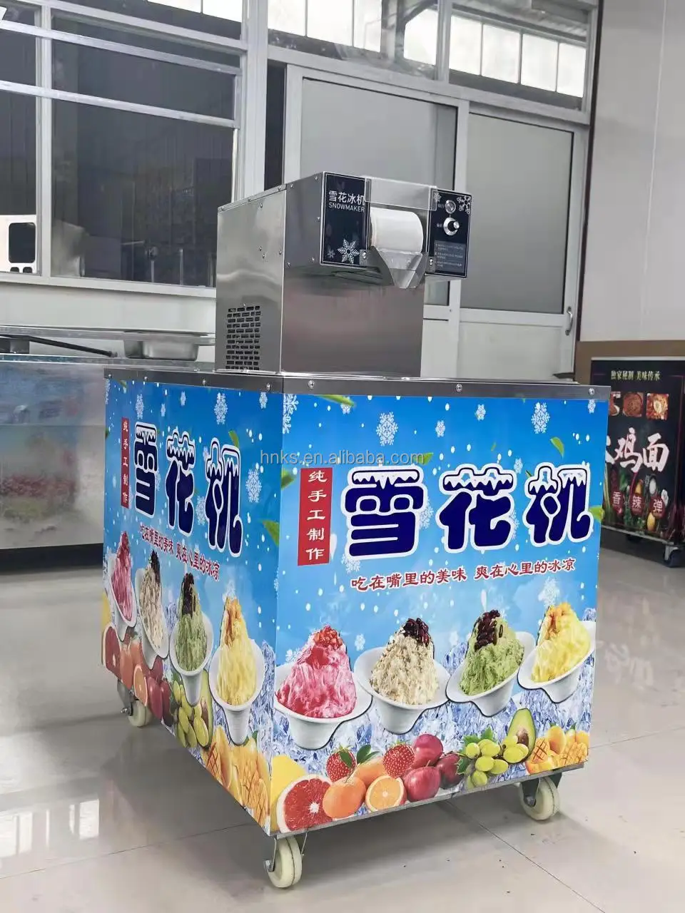 Best Price 110V 220V Bingsu Shaved Machine Electric Snow Cone Ice Shaver Maker Shaved Snow Flake Machine 5