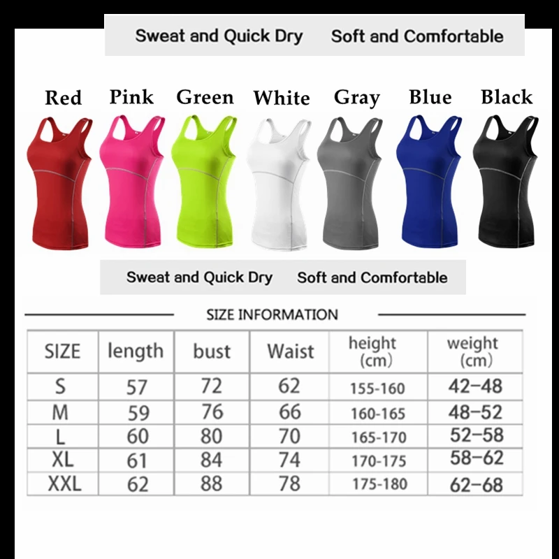 Yoga Top Women Gym Training Sportswear Vest Quick-Dry Yoga Shirts Outdoor Running Tank Tops