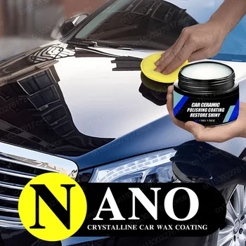 Car Ceramic Nano Wax Coating – Hydrophobic Nano Crystal Protection Layer | Scratch Resistance & Paint Polish Repair Wax 1