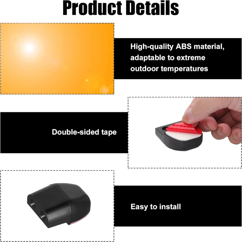 2Pcs Deer Warning Whistles Device Portable Deer Repelling Whistles Mini Car Safety Deer Whistle Weather-Resistant Animal Alert