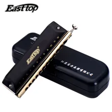 

Easttop Chromatic Harmonica 12 Holes 48 Tone Mouth Organ Blues Harp Music Instrumentos Key C Musical Instruments East Top T1248