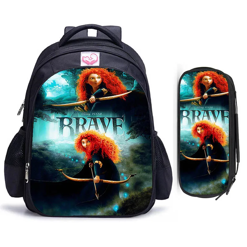 16 Pollici Cartoon Disney Brave Children School Bags Zaino Ortopedico Kids School Boys Girls Mochila Infantil Cartoon Bags