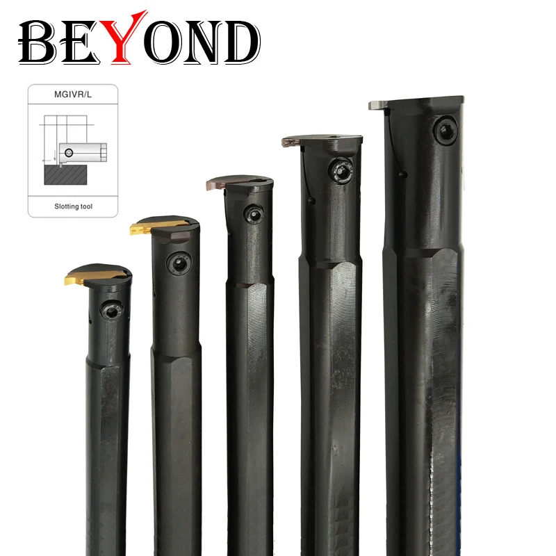 BEYOND MGIVR MGIVL 내부 홈 가공 공구 홀더 MGIVR2016 MGIVR2520 MGIVR3125 MGMN 인서트 CNC 슬로팅 선반 절삭용 섕크