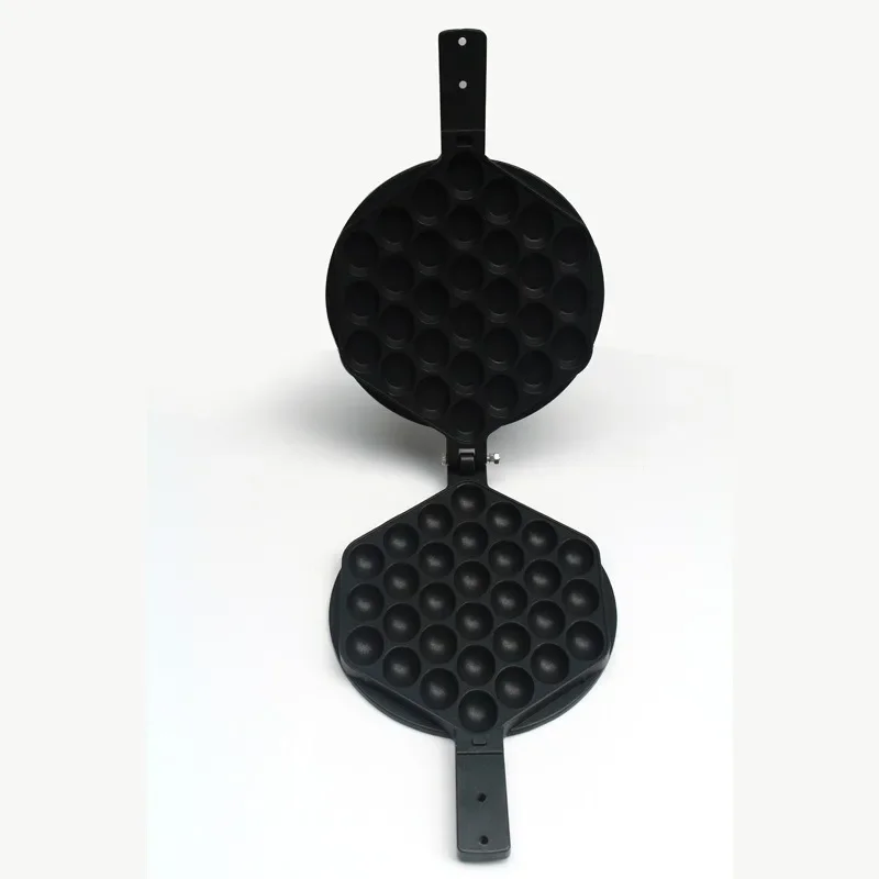 Commercial QQ Eggs Bubble Ball Baking Pan Iron Hongkong Waffle Eggette Mould Cake Mold Gas Electirc Machine Non-stick Plate