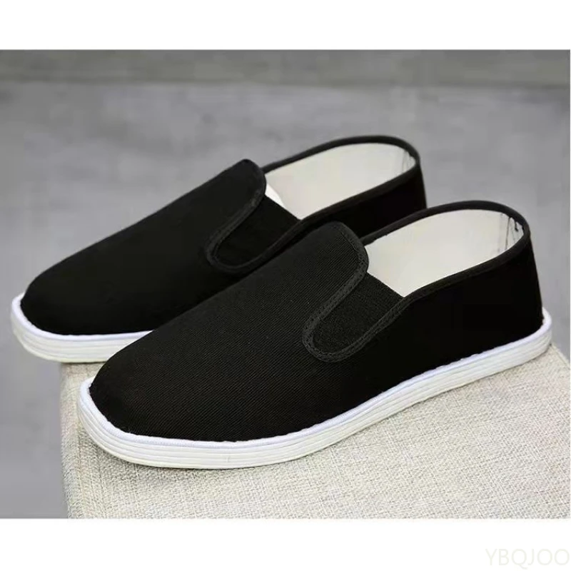 New Men's cloth Shoes Handmade breathable Flats Comfortable lightweight work shoe Casual Male lazy Canvas shoes Zapatos Homme