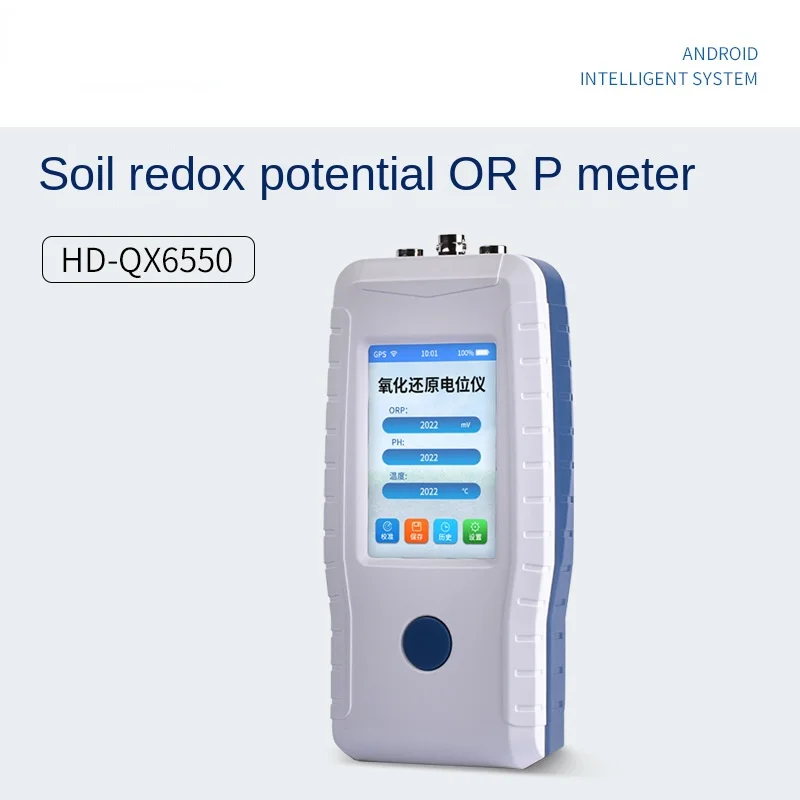 

Soil Redox Potential ORP Meter Handheld Intelligent Eh Detection PH Electrode Tester