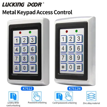 Metal Keypad Reader LED Backlight RFID 125khz for Access Control System Proximity Card Standalone 1000/2000 User Door Lock Entry 1