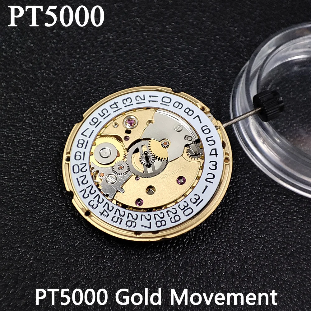 PT5000 Automatic Mechanical Watch Movement High Precision 25 Jewels 28800 Hour Date Display Clone ETA2824 watch Parts |