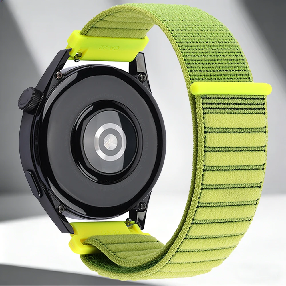 Versatile Nylon Watch Strap - 20mm/22mm, Breathable Loop Bracelet