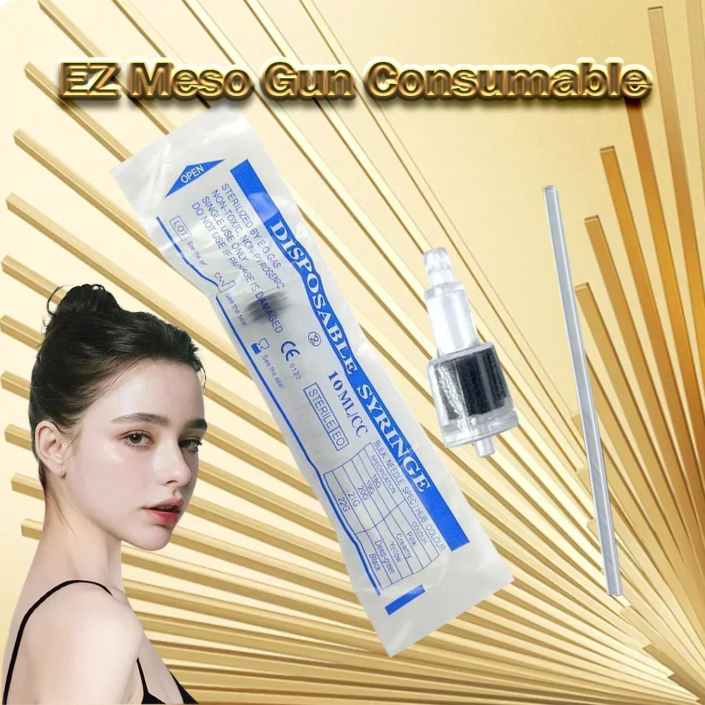 EZ Mesotherapy Gun Consumables black Filter use for EZ injector meso injection gun face whitening