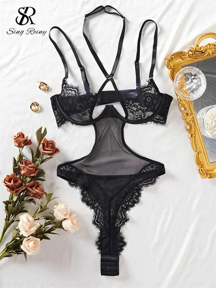 Hollow Out Playsuit main image 1