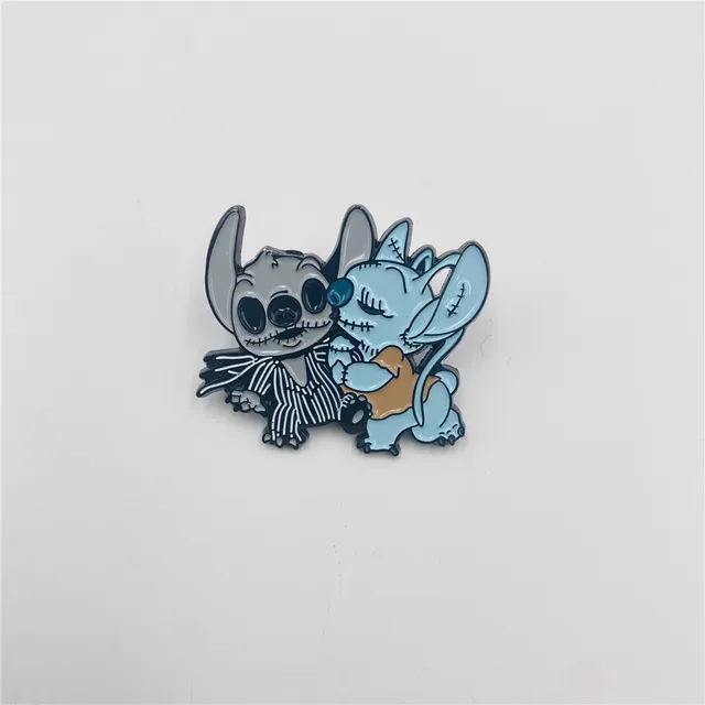 Yq1020 Disney Christmas Alien Stitch Pin Cute Badges Brooch Cartoon Icons  Enamel Badge Bags Shirts Lapel Pin Jewelry Kids Gift - Brooches - AliExpress