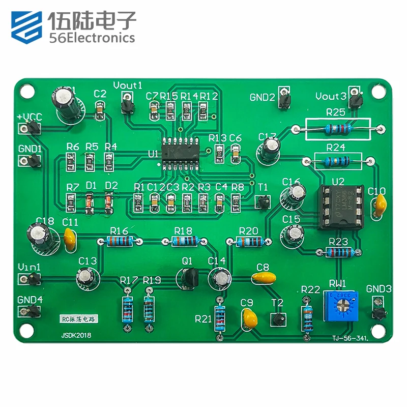 RC Oscillation Circuit Kit Electronic Skill Training Welding Practice Self Assembly and Soldering Kit electronic kit