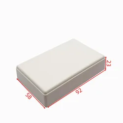 Waterproof DIY Instrument Storage Enclosure - White/Black (92X58X23 White)