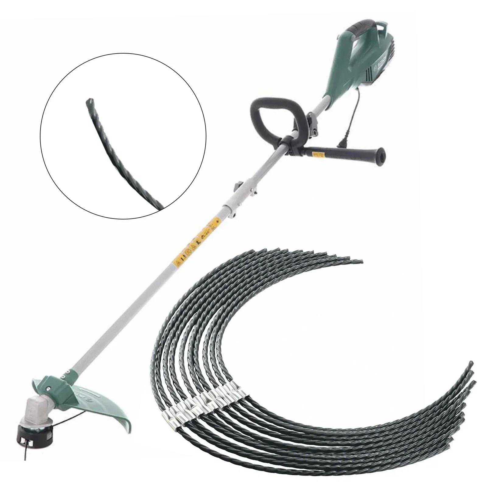 10Pc Spool Line For BOSCH AFS 23-37 F016800431 Grass Trimmer Cutting Wire Brush Cutter Lawn Mower Head Parts