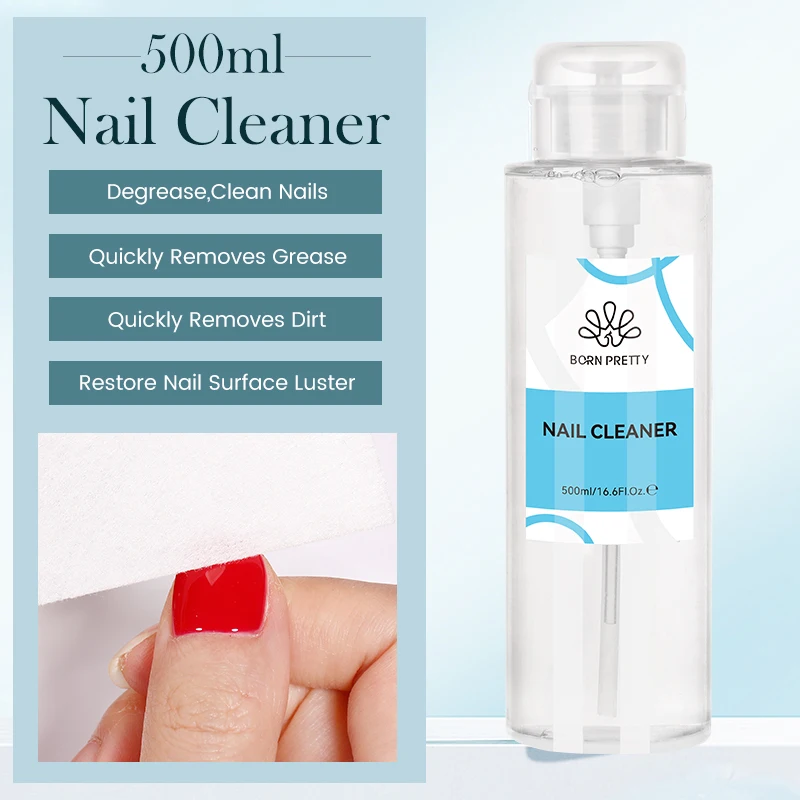 Nail Gel Remover 500ml Nail Brush Cleaner Polish Cleaner Solution Liquid Manicure Care Tools Art Tools