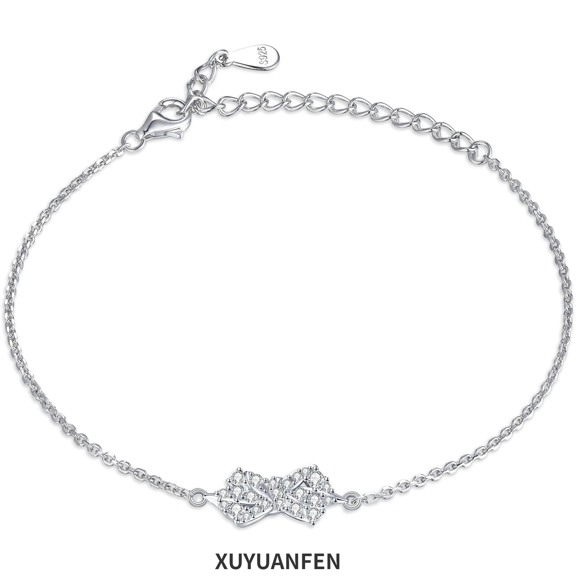 

XUYUANFEN новые ювелирные изделия из чистого серебра для женщин, уникальные и универсальные, модные, простые и высококачественные