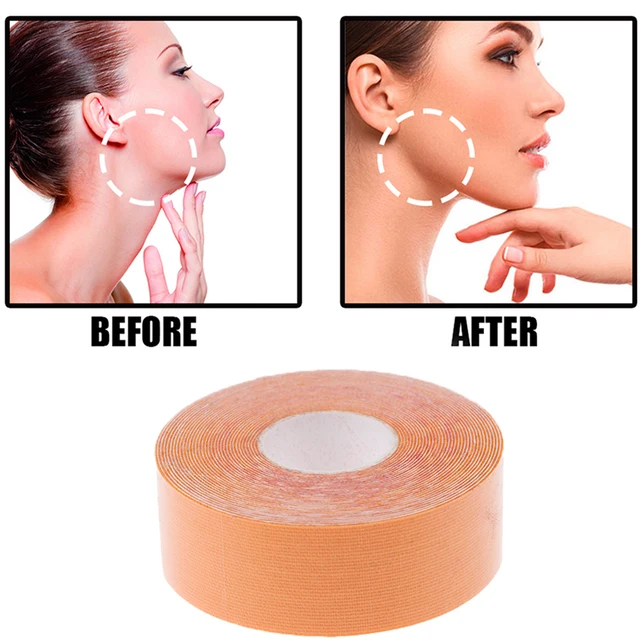 Face Kinesiology Tape Beauty Lift Up Wrinkles Reducer Tape Roll Face Lift Eye Anti-Wrinkles for Women Facial Care Tool 6