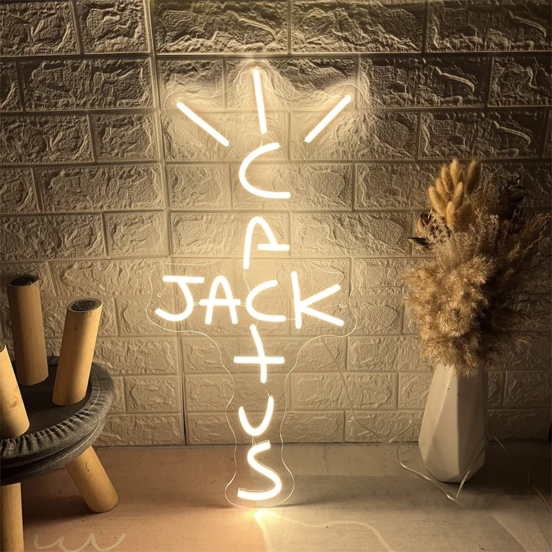 Neon Light WORLD-DECO DECO 21 Inch Cactus Jack Neon Sign, Dimmable