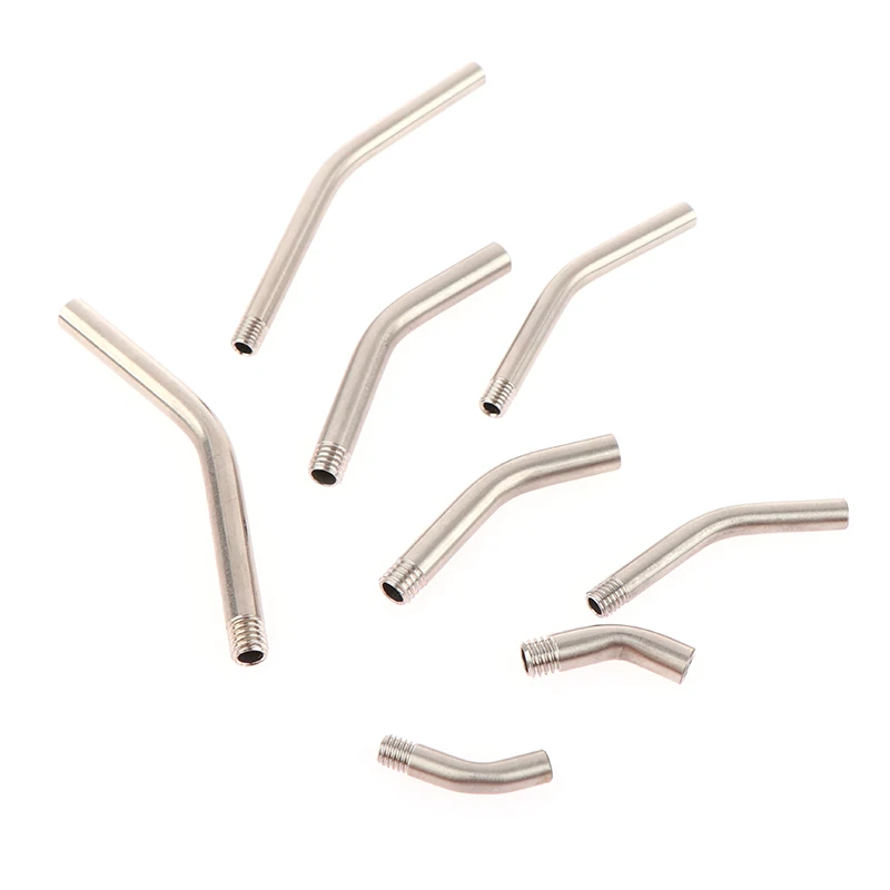 1 stücke m5/m6 ss304 edelstahl gewinde hohl gebogenes rohr für cnc  