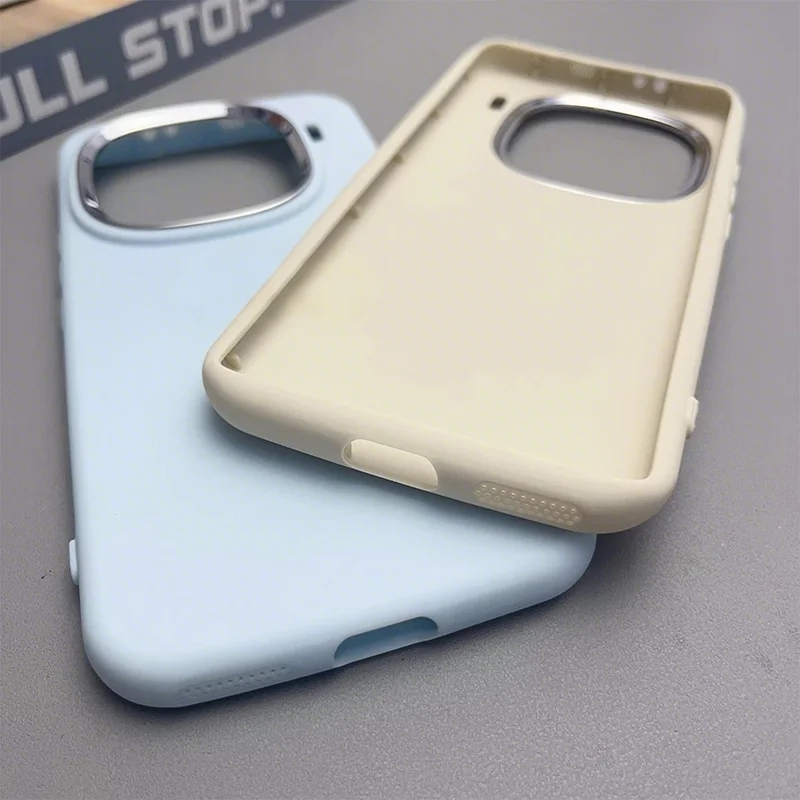 Sleek Liquid Silicone TPU Skin-Friendly Anti-Fall Bumper Case