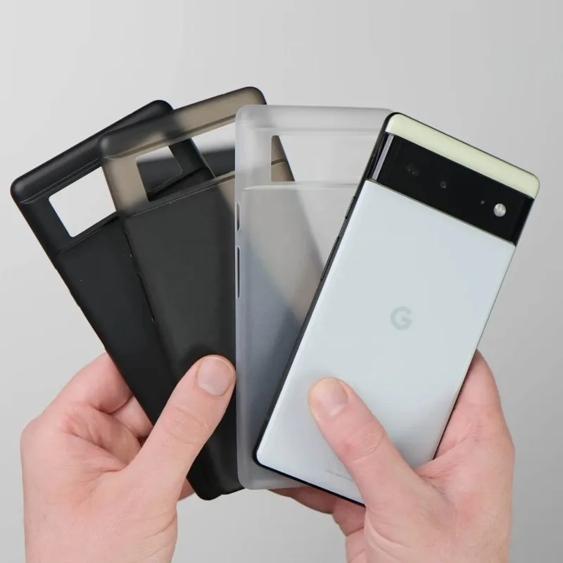 Custodia Per Google Pixel 6 7 7A 8 Pro Ultra Sottile 0.4Mm