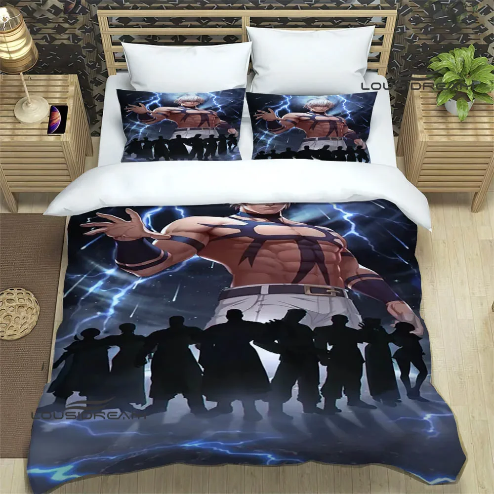 3D KOF game Cartoon Printed Bedding Sets exquisite bed supplies set duvet cover comforter set bedding set luxury birthday gift