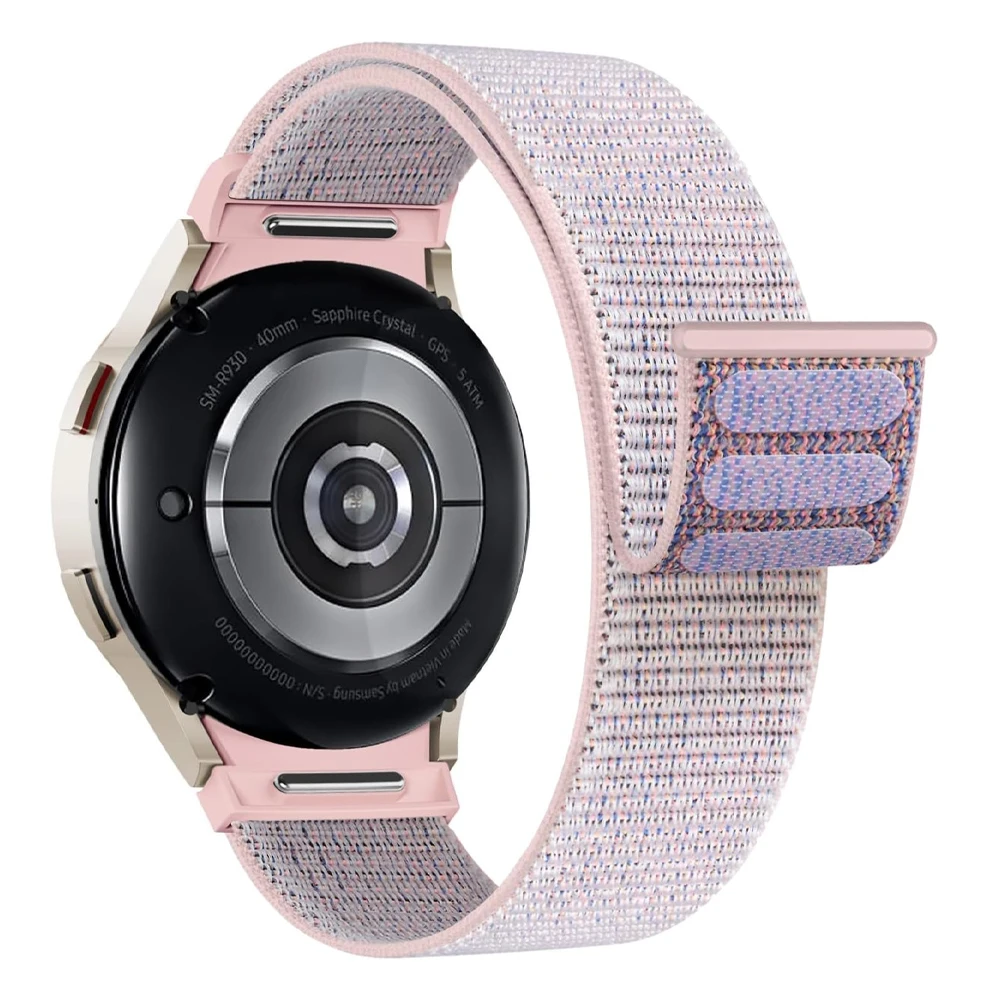 Premium Nylon Sport Loop Wristband for Galaxy Watch - No Gaps Design Bracelet