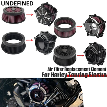 Per Harley Touring Electra Glide Sportster XL Softail Dyna nero rosso filtro aria elemento di ricambio moto filtro aria nucleo