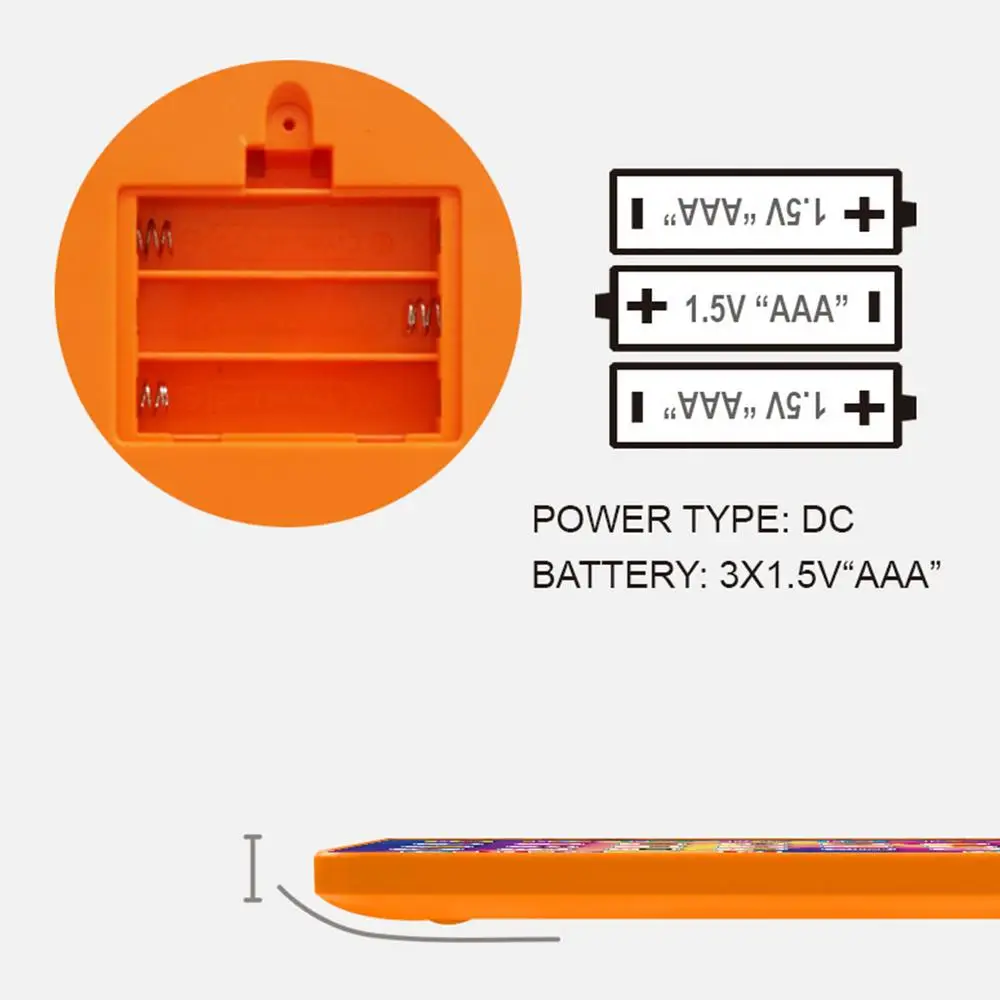 Childrens Learning Tablet 7-Inch Kids Smart Pad Ergonomic Alphabet Learning Preschool Learning Activities Touch & Learn Tablet