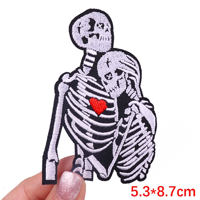 Description Picture 4 of itemHorror Movies Embroidery Patches On Clothes Jackets Hats DIY Punk Patch Iron On Patches For Clothing Thermoadhesive Patches