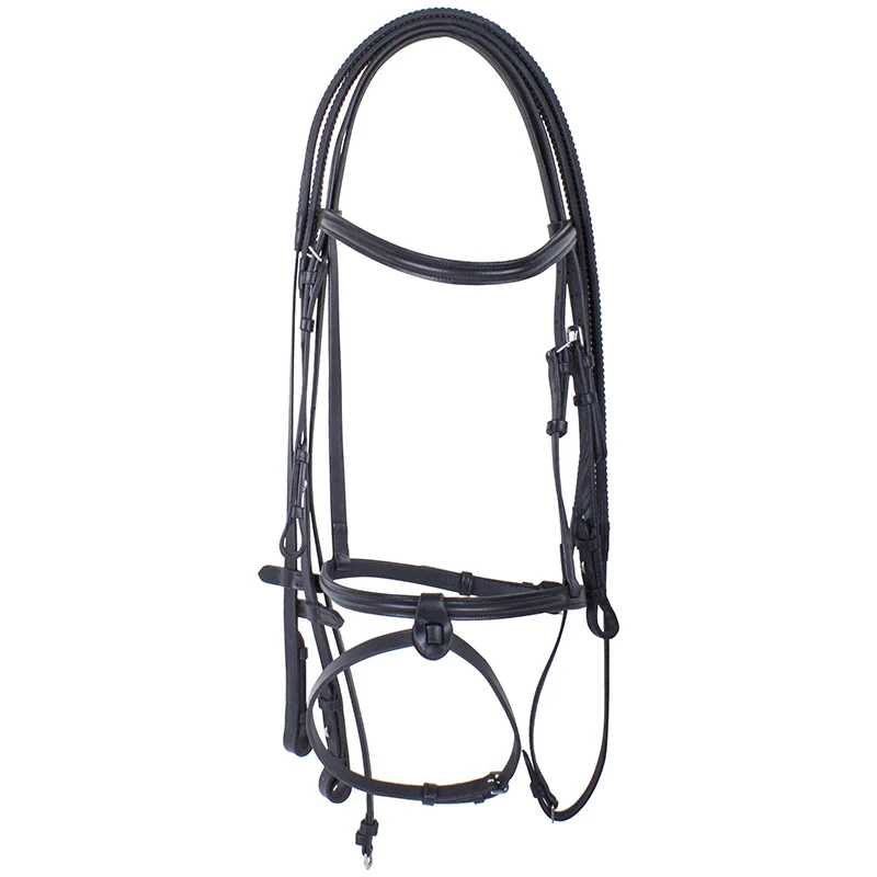 Horse Riding Head Collar and Rope Cowhide leather Halter Riding Horses Reins Equestrian Equipments adjustable horse riding equipment halter horse bridle leather cowhide head collar headcollar equipment equestrian accessories