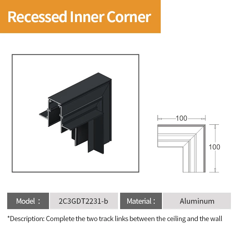 Recessed In Corner