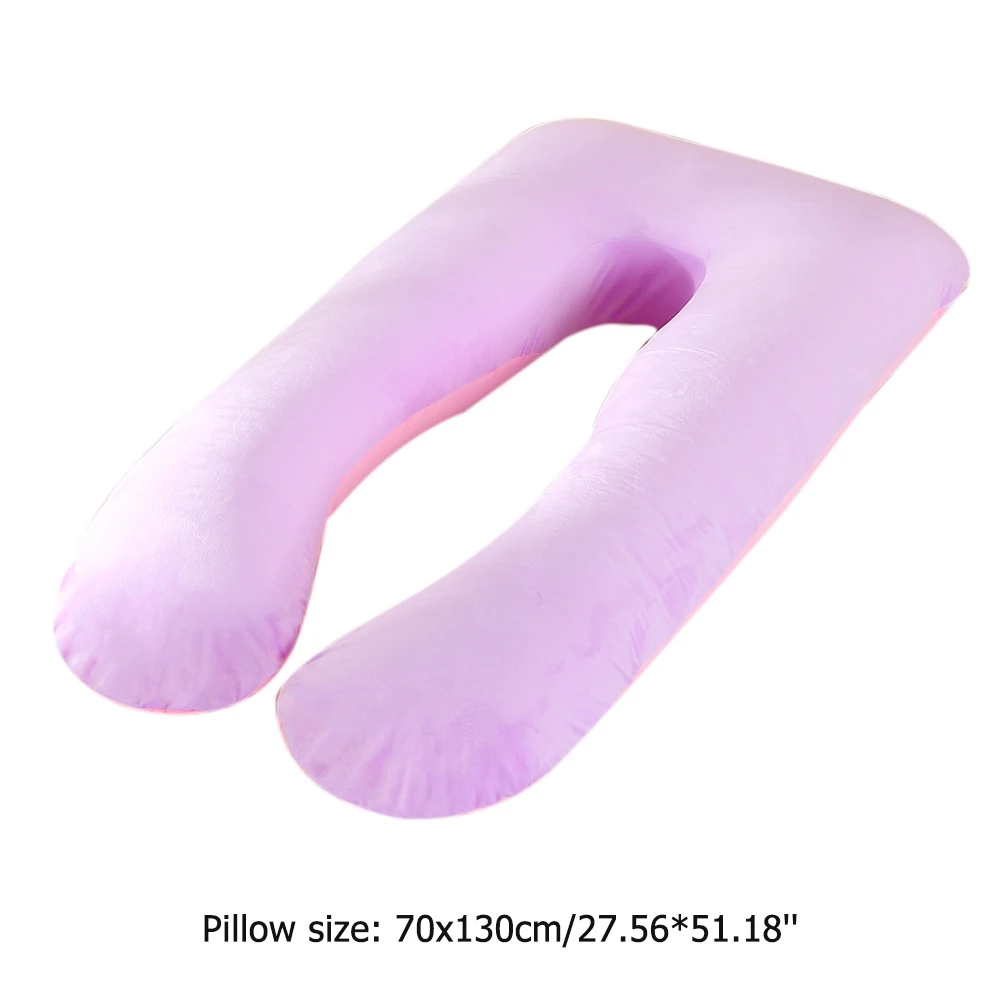 Multifunction U-type Pillow Convenient Practical User-friendly Design Side Sleeping Cushion Napping Pad for Pregnant Women